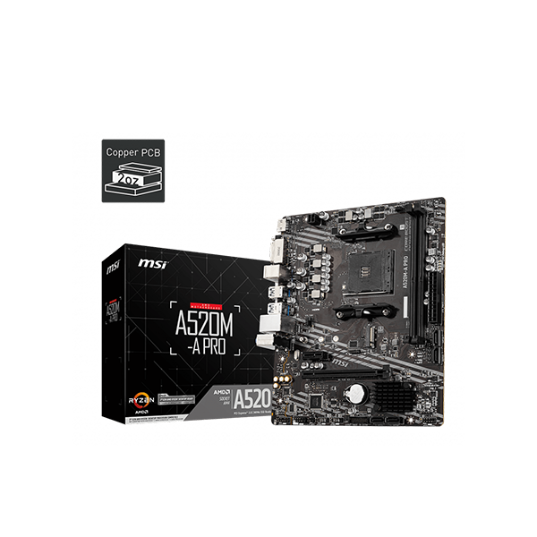 MSI A520M APRO MOTHER BOARD