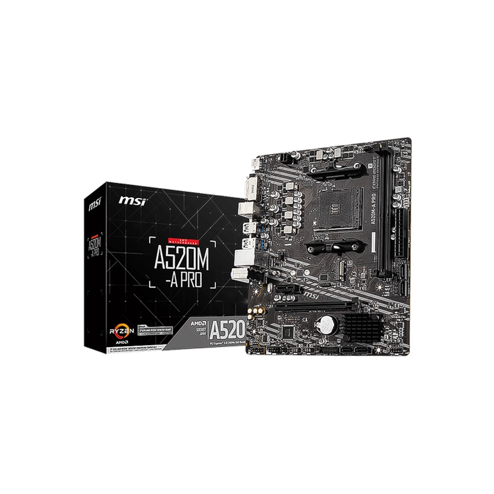 MSI A520M A PRO MOTHER BOARD