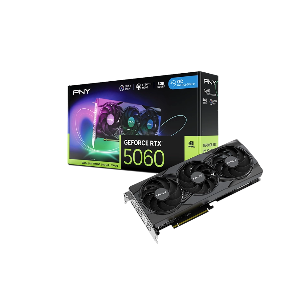 PNY GEFORCE RTX 5060 8G GAMING GRAPHICS CARD