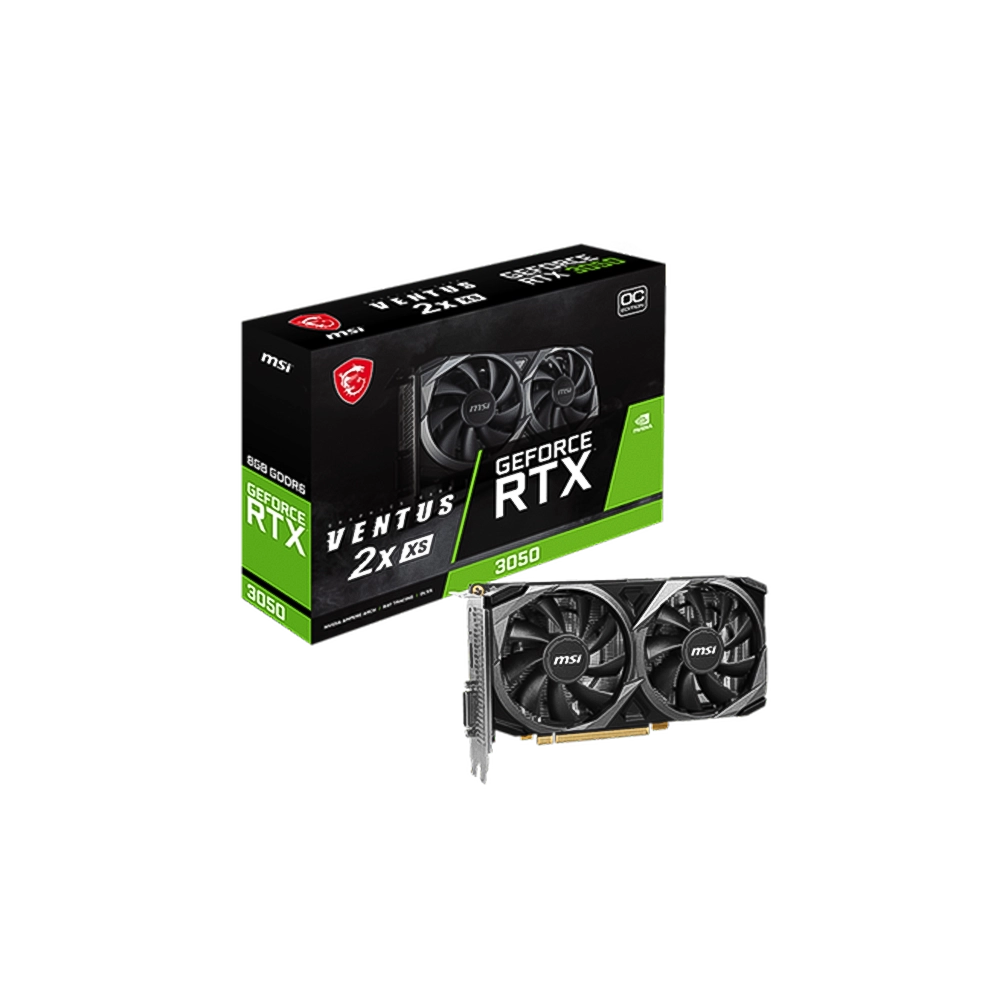 MSI RTX 3050 VENTUS 2X XS 6G GRPHICS CARD