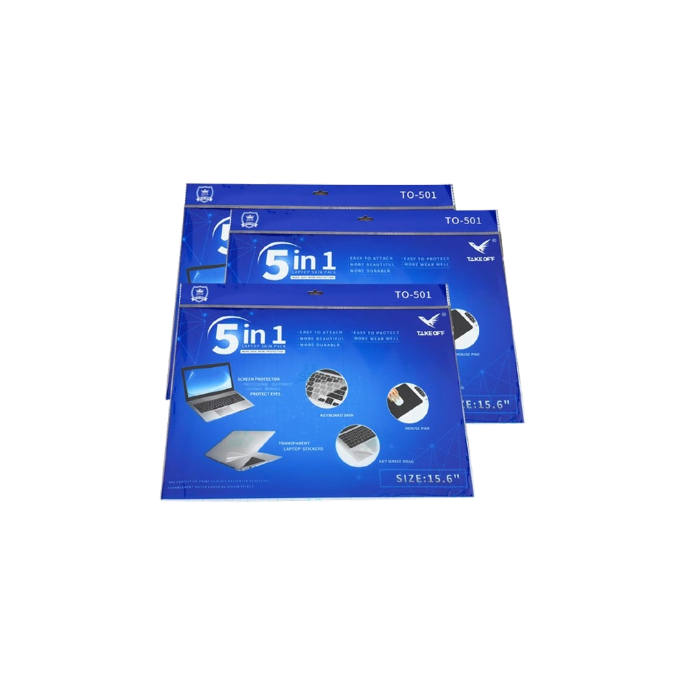 5 IN 1 LAPTOP SKIN PACK STICKER