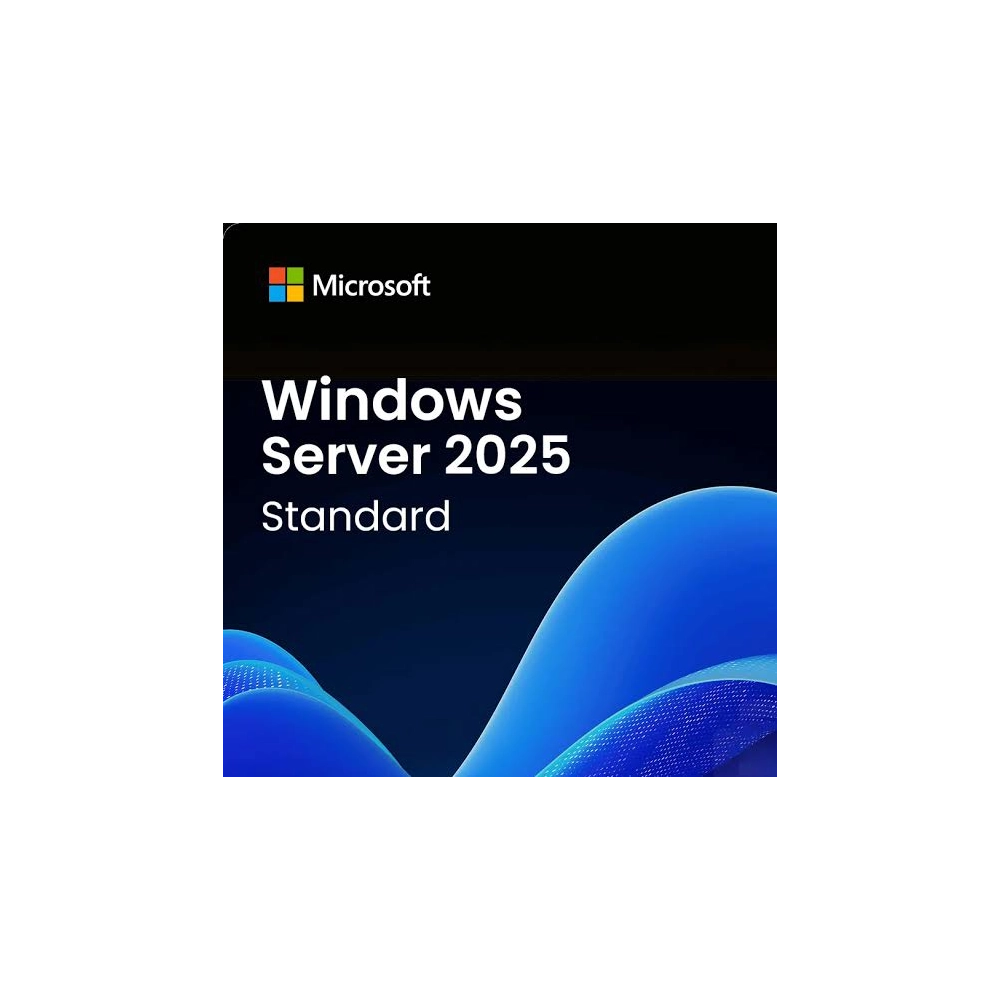 WINDOWS SVR STD 2025 64 BIT ENGISH 1PK DSP OEI DVD 16 CORE
